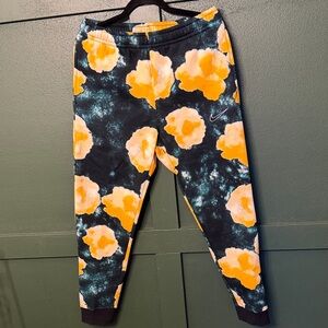 Mens Nike Floral Tye Dye Sweatpants Size M